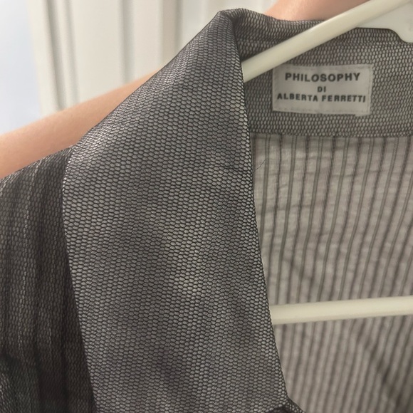 Gray Alberta Ferretti Top ASO Blair Waldorf on Gossip Girl Size 8 - Picture 16 of 16